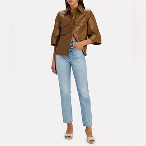 Frame Heritage Le Sylvie Slender Straight Jeans High Rise 28